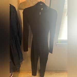 One piece black bodysuit